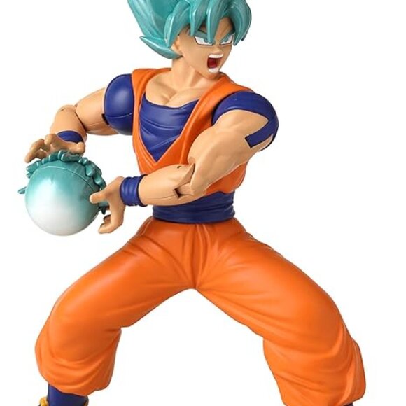 Bandai Namco Attack Collection Dragon Ball Super Saiyan Blue Goku Action Figure - Picture 7 of 7